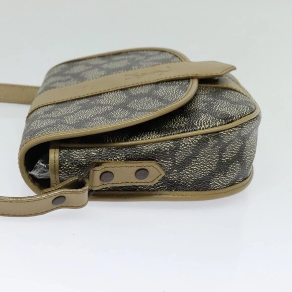 SAINT LAURENT Shoulder Bag PVC embossed Gray Auth BA782 - Picture 6 of 16